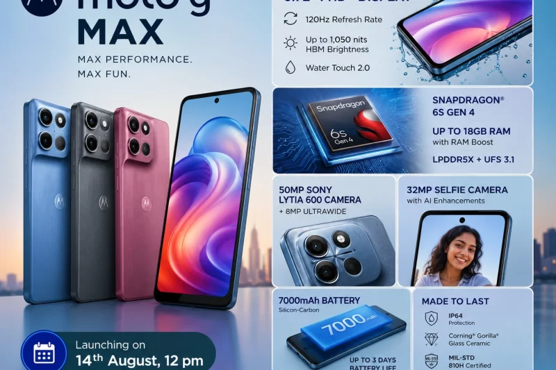 Moto G Max Specs Revealed Ahead of August 14 India Launch