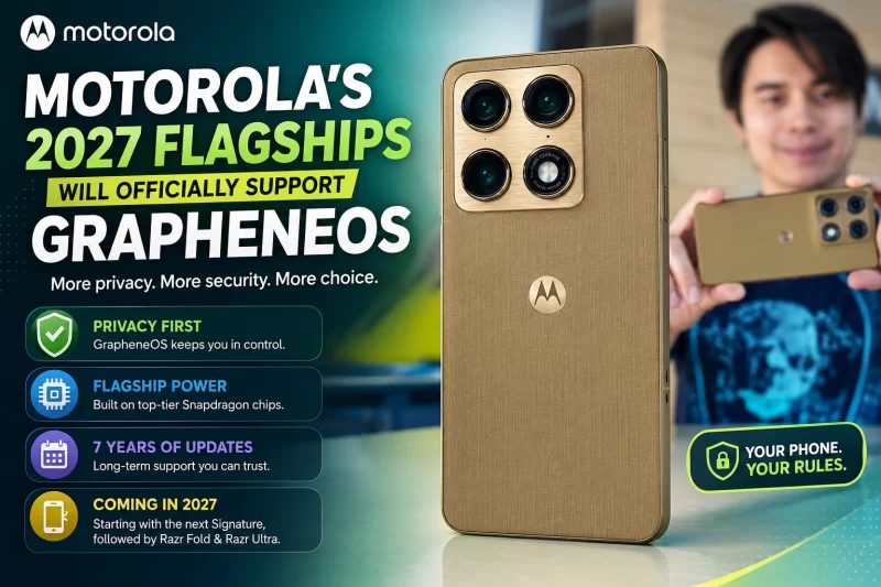 Motorola 2027 Flagships Will Support GrapheneOS: What to Know