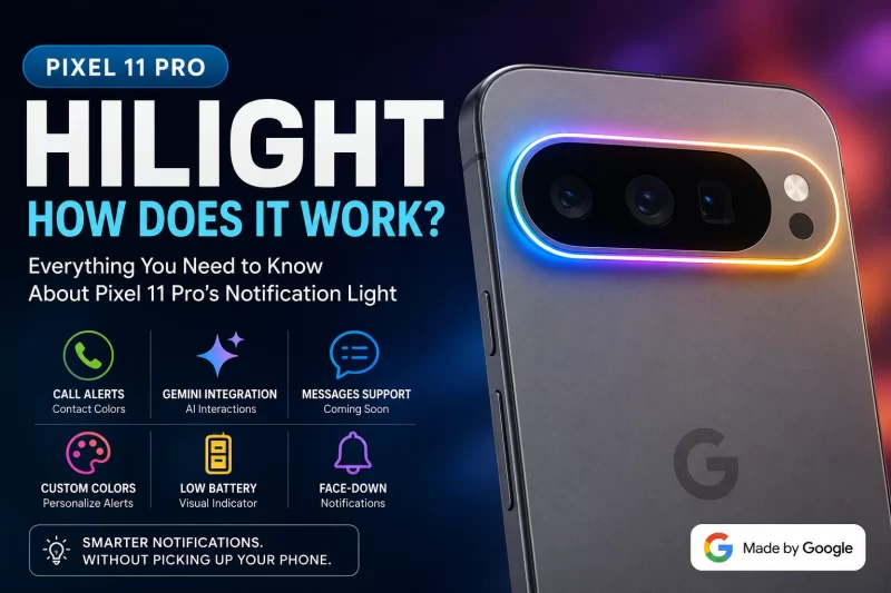 Pixel 11 Pro HiLight: How Does the Notification Light Work?