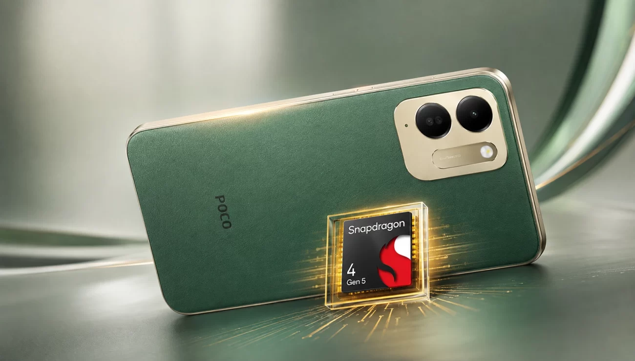 Poco M8x 5G smartphone with Snapdragon 4 Gen 5 processor