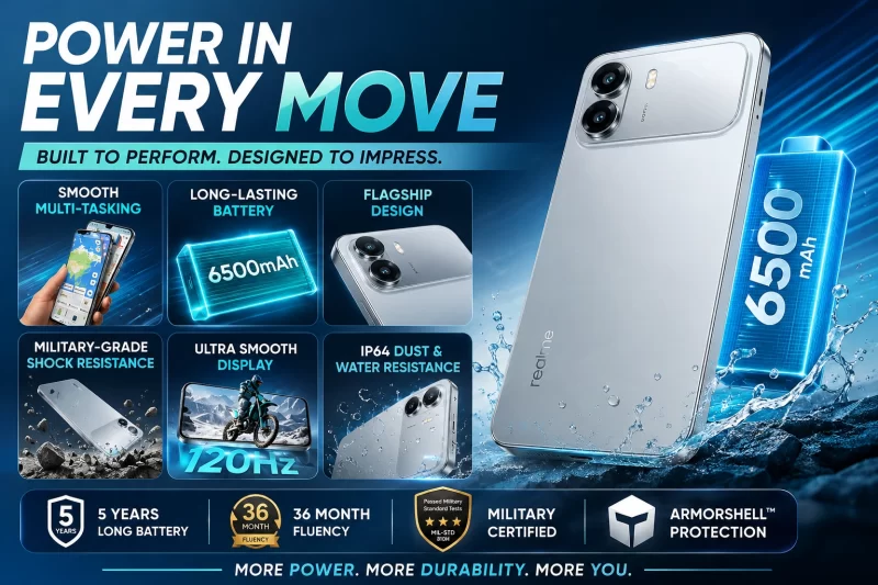 Realme C100i 4G Launched in India With 6,500mAh Battery