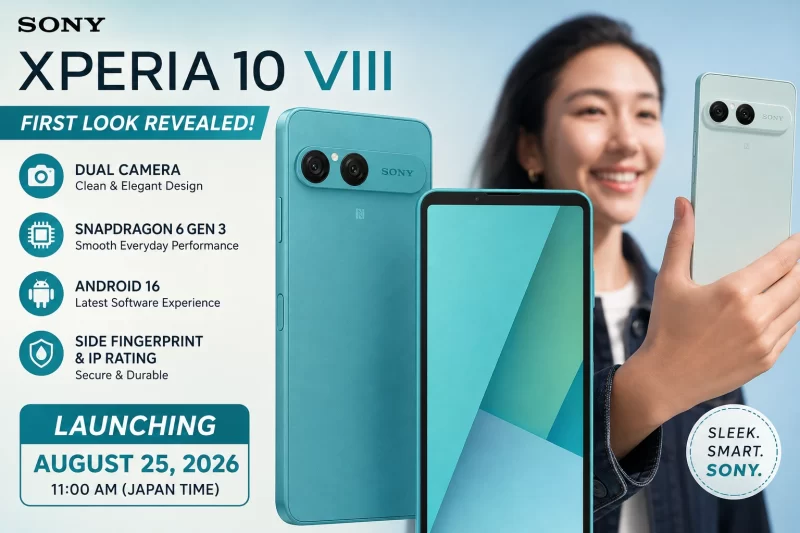 Sony Xperia 10 VIII Launch Date, Design and Specs Leaked