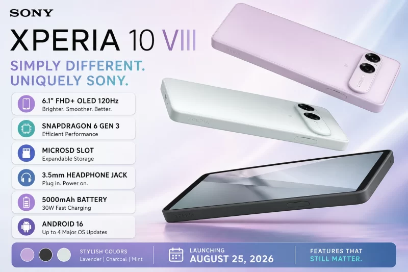 Sony Xperia 10 VIII Official: Specs, Price, Features and Release Date