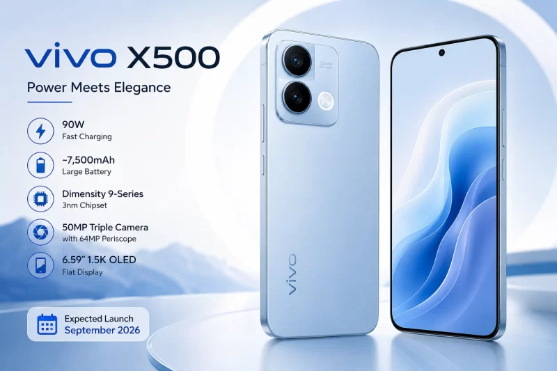 Vivo X500 3C Certified With 90W Charging: Specs, Launch Date and More