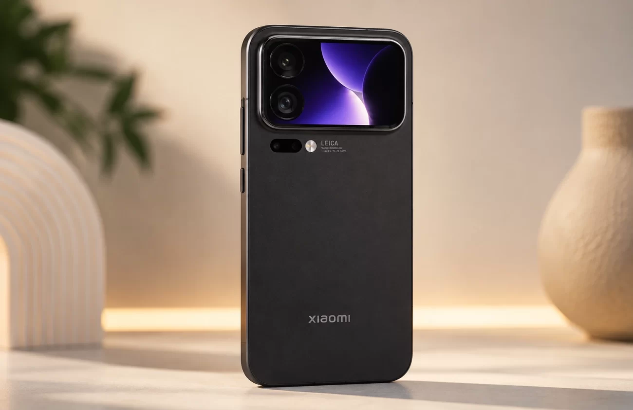 Xiaomi 18 Pro rear design with camera module and secondary display