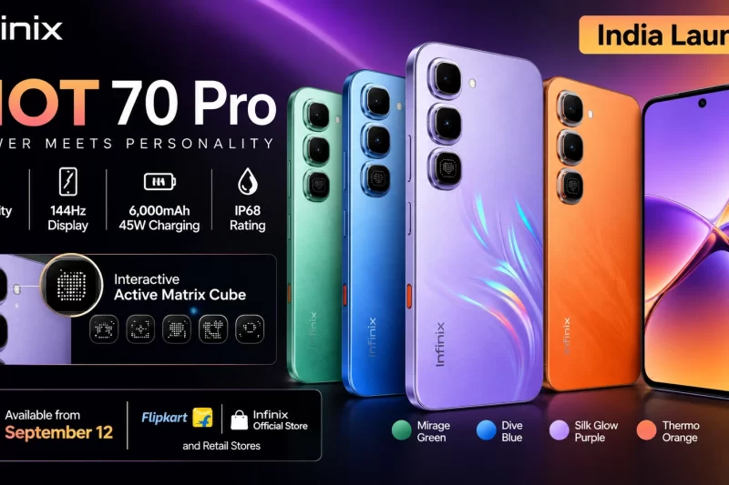Infinix Hot 70 Pro Launched in India: Price, Specs and Features